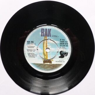 Smokey If You Think You Know How To Love Me 7" Rak RAK206 EX 1975