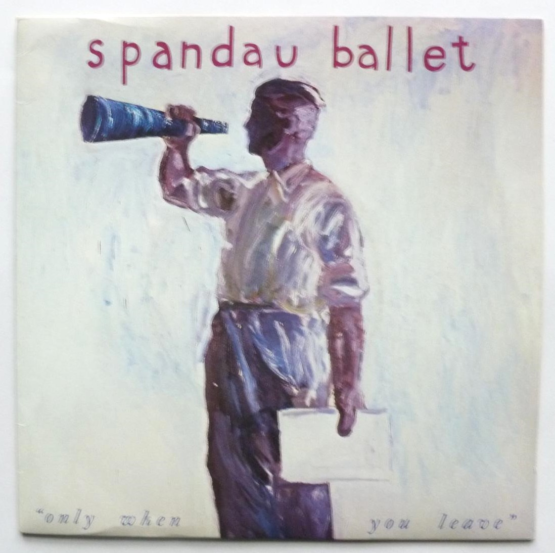 Spandau Ballet Only When You Leave 7" Chrysalis SPAN3 EX/EX 1984 picture sleeve, plastic label - Image 2