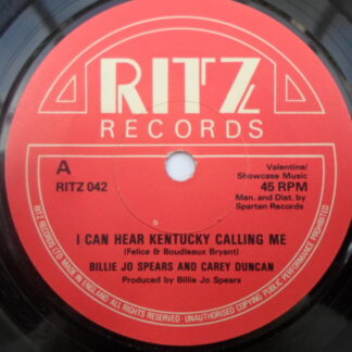 Billie Jo Spears I Can Hear Kentucky Calling Me 7" Ritz RITZ042 EX 1980s
