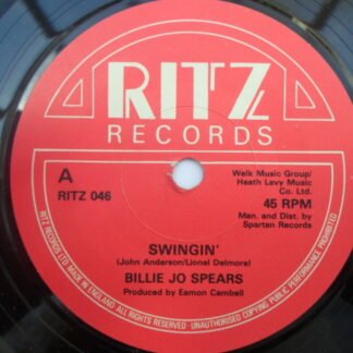 Billie Jo Spears Swingin' 7" Ritz RITZ046 EX 1980s