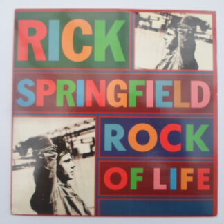 Rick Springfield Rock Of Life 7" RCA PB49605 EX/EX 1988 picture sleeve