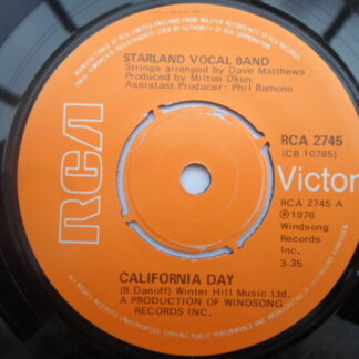 Starland Vocal Band California Day 7" RCA Victor RCA2745 EX 1976