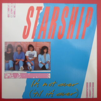 Starship It's Not Over 7" Grunt RCA5001 EX/EX 1987 picture sleeve