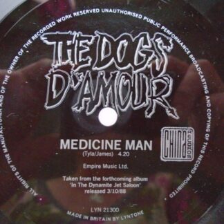 Dogs D'Amour Medicine Man flexi Lyntone 21300 EX 1988 7" flexidisc