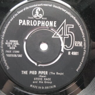 Steve Race The Pied Piper 7" Parlophone R4981 EX 1963