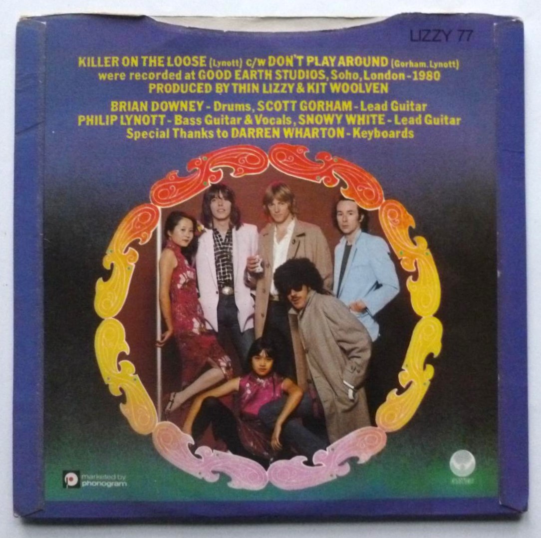 Thin Lizzy Killer On The Loose 2x7" Vertigo LIZZY77 EX/EX 1980 double pack, French pressing in picture sleeve - Image 2
