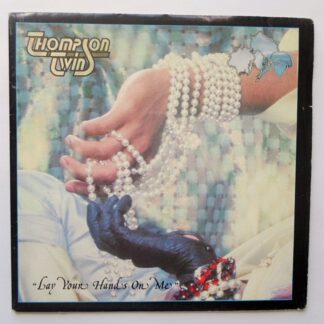 Thompson Twins Lay Your Hands On Me 7" Arista TWINS6 EX/VG 1984 picture sleeve with poster