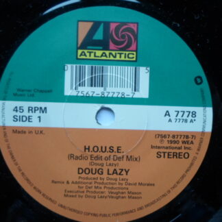Doug Lazy House 7" Atlantic A7778 EX 1990