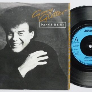 Gary Glitter Dance Me Up 7" Arista ARIST570 EX/VG 1984 picture sleeve has ring marks to front and rear