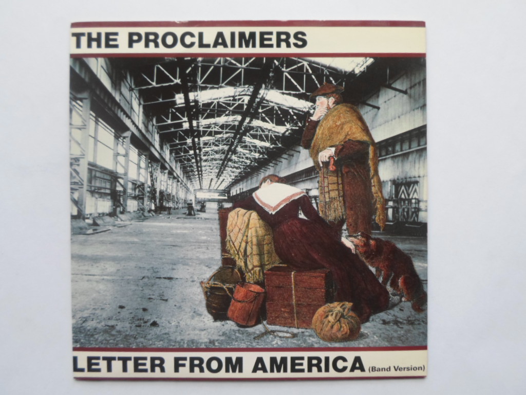 Proclaimers Letter From America 7" Chrysalis CHS 3178 EX/EX 1987 picture sleeve