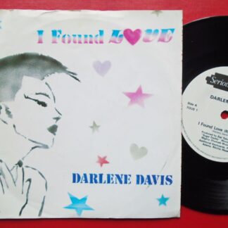 Darlene Davis I Found Love 7" Serious 70US1 EX/EX 1980s picture sleeve