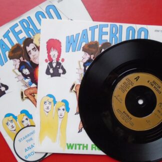 Doctor & Medics Waterloo 7" IRS IRM125 EX/EX 1986 picture sleeve & poster