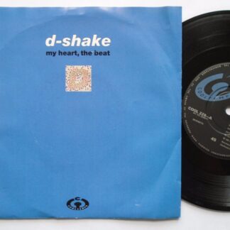 D-Shake My Heart The Beat 7" Cooltempo COOL228 EX/EX 1991 picture sleeve
