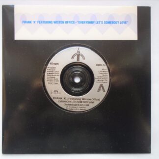 Frank K Everybody Lets Somebody Love 7" Urban URB66 EX/EX 1991 picture sleeve