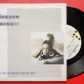 Evelyn King Hold On To What You've Got 7" EMI MT49 EX/EX 1988 picture sleeve