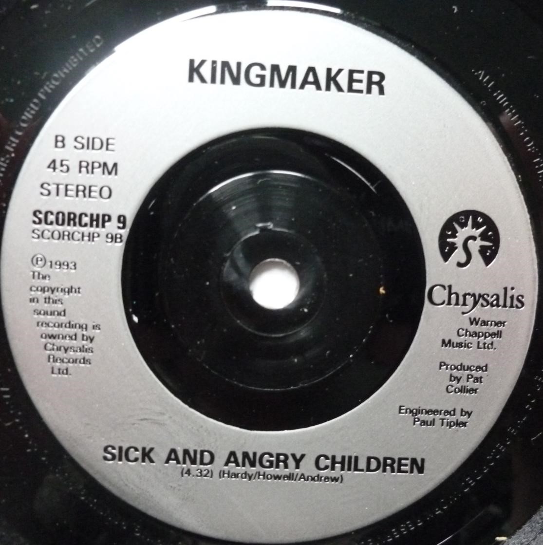 Kingmaker Queen Jane 7" Scorch SCORCHP9 EX/EX 1993 picture sleeve, numbered sleeve with postcards - Image 6