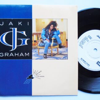 Jaki Graham No More Tears 7" EMI JAK12 EX/EX 1988 picture sleeve