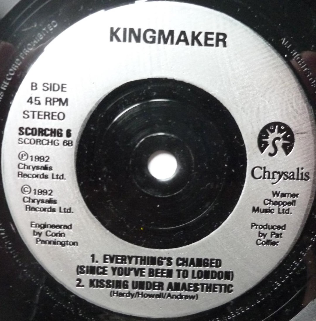 Kingmaker Armchair Anarchist 7" Scorch SCORCHG6 EX/EX 1992 gatefold sleeve - Image 6