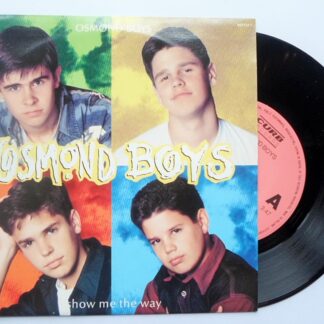 Osmond Boys Show Me The Way 7" Curb 6577227 EX/EX 1991 picture sleeve