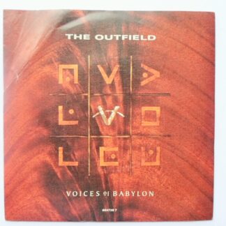 Outfield Voices Of Babylon 7" CBS 6547397 EX/VG 1989 picture sleeve