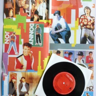 New Kids On The Block If You Go Away 7" Columbia 6576660 EX/EX 1991 poster sleeve