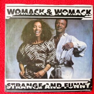 Womack & Womack Strange And Funny 7" Elektra EKR12 EX/EX 1985 picture sleeve
