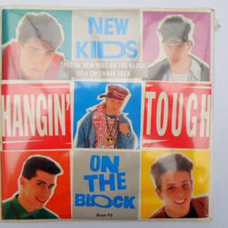 New Kids On The Block Hangin Tough 7" CBS BLOCKP3 EX/EX 1989 1990 calendar pack