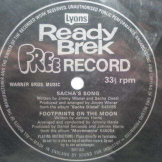 Johnny Harris Sacha's Son flexi Warner Bros SFI83 EX 1970s 7" flexi, one-sided, track one by Sacha Distel