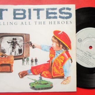 It Bites Calling All The Heroes 7" Virgin VS872 EX/EX 1986 picture sleeve