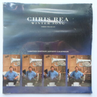 Chris Rea Winter Song 7" EastWest YZ629W EX/EX 1991 picture sleeve + advent calendar