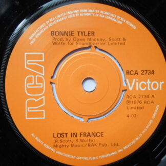 Bonnie Tyler Lost In France 7" RCA Victor RCA 2734 EX 1976