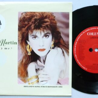 Linda Martin Why Me 7" Columbia 6581317 EX+/VG+ 1992 picture sleeve, made in Holland