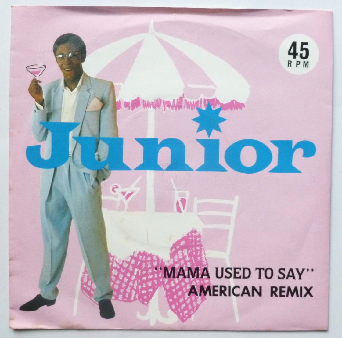 Junior Mama Used To Say American Remix 7" Mercury MER98 EX/EX 1981 picture sleeve - Image 2