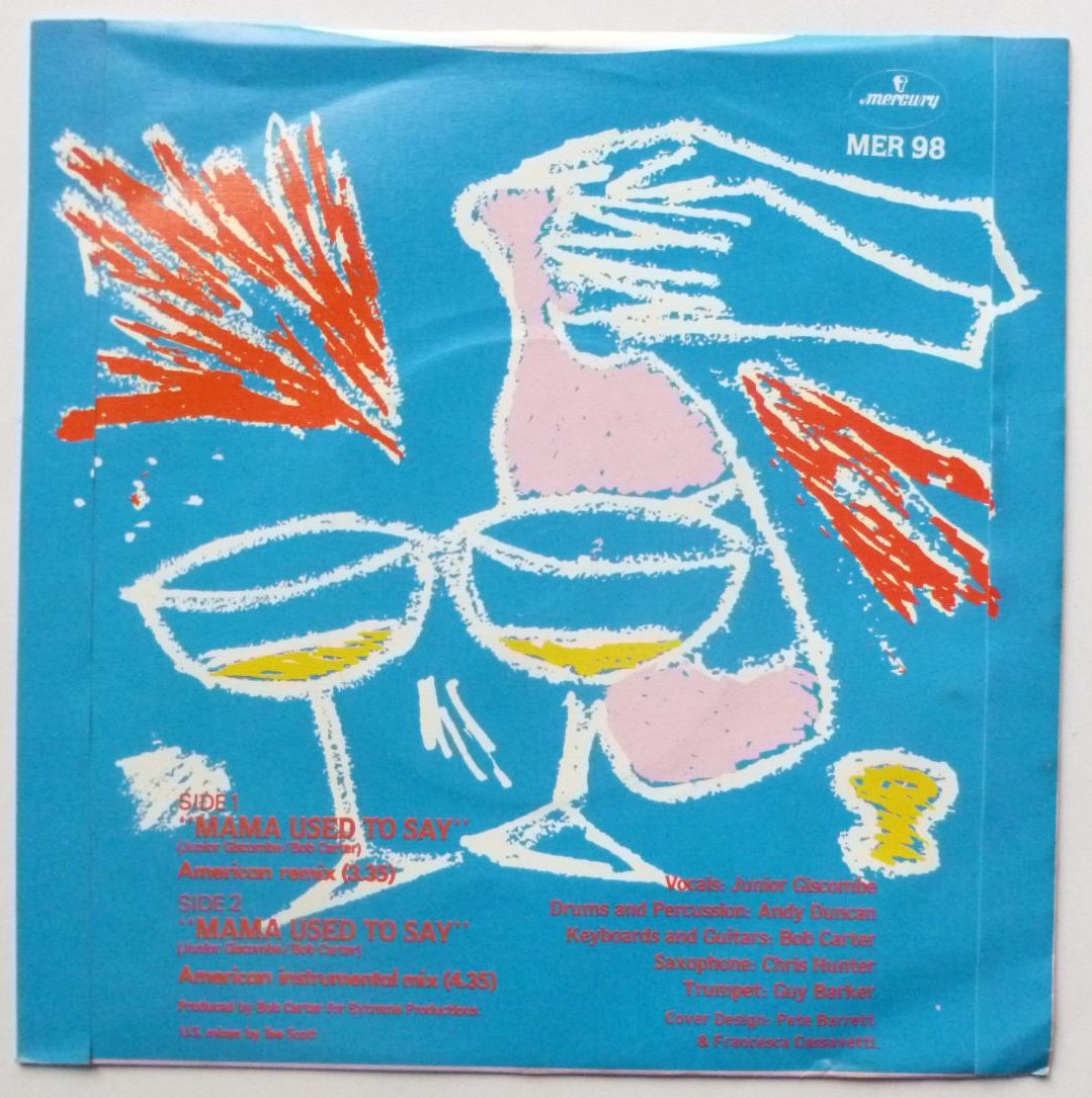 Junior Mama Used To Say American Remix 7" Mercury MER98 EX/EX 1981 picture sleeve - Image 3