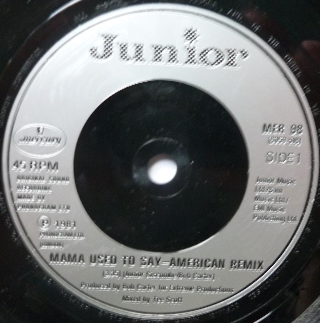 Junior Mama Used To Say American Remix 7" Mercury MER98 EX/EX 1981 picture sleeve - Image 4