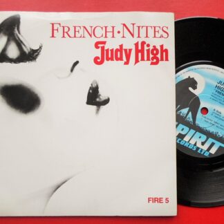 Judy High French Nites 7" Spirit FIRE5 EX/EX 1985 picture sleeve