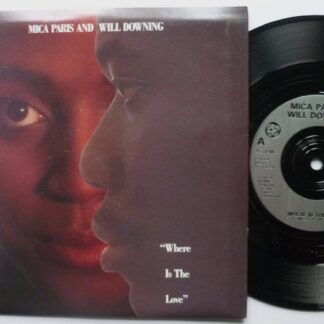 Mica Paris Where Is The Love 7" 4th B'Way BRW122 EX/EX 1989 picture sleeve, a-side Will Downing