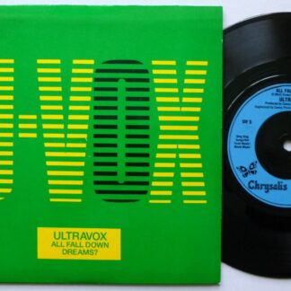 Ultravox All Fall Down 7" Chrysalis UV5 EX/EX 1986 picture sleeve