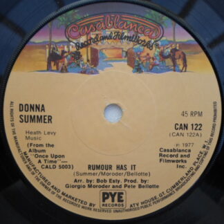 Donna Summer Rumour Has It 7" Casablanca CAN122 EX 1977