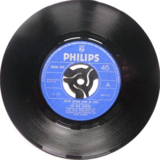 New Seekers Never Ending Song Of Love 7" Philips 6006125 EX 1971 paper label, record has machine-cut centre