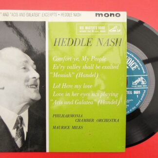 Heddle Nash Heddle Nash EP HMV 7EG 8681 EX/EX 1961 picture sleeve has small writing on rear