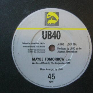 UB40 Maybe Tomorrow 7" DEP DEP27 EX 1987