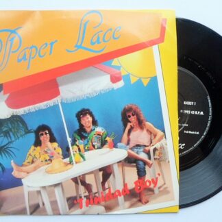 Paper Lace Trinidad Boy 7" Happy Days KICKSY1 EX/EX 1980s picture sleeve