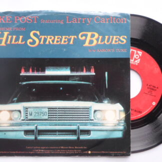 Mike Post Hill Street Blues 7" Elektra E47186 EX/VG 1981 picture sleeve, US pressing