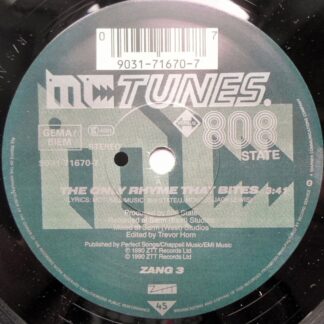 McTunes The Only Rhyme That Bites 7" ZTT ZANG3 EX 1990