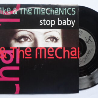 Mike & Mechanics Stop Baby 7" Virgin VS1376 EX/EX 1991 picture sleeve