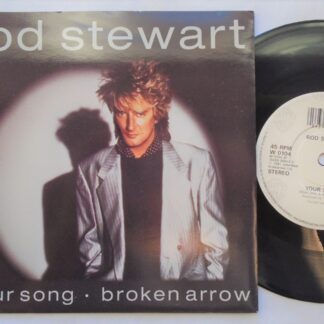 Rod Stewart Your Song 7" Warner Bros W0104 EX /EX 1991 picture sleeve