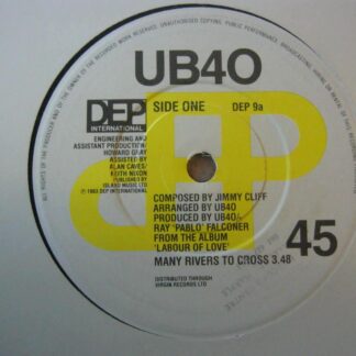 UB40 Many Rivers To Cross 7" DEP DEP9 EX 1983