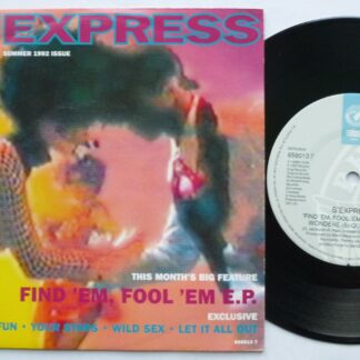 S'Express Find 'Em Fool 'Em EP Epic 6580137 EX/EX 1992 picture sleeve, 7" EP