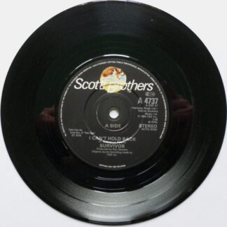 Survivor I Can't Hold Back 7" Scotti Bros A4737 EX 1984